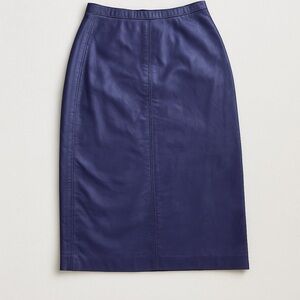 Michael Hoban Blue Midi Pencil Skirt for Work